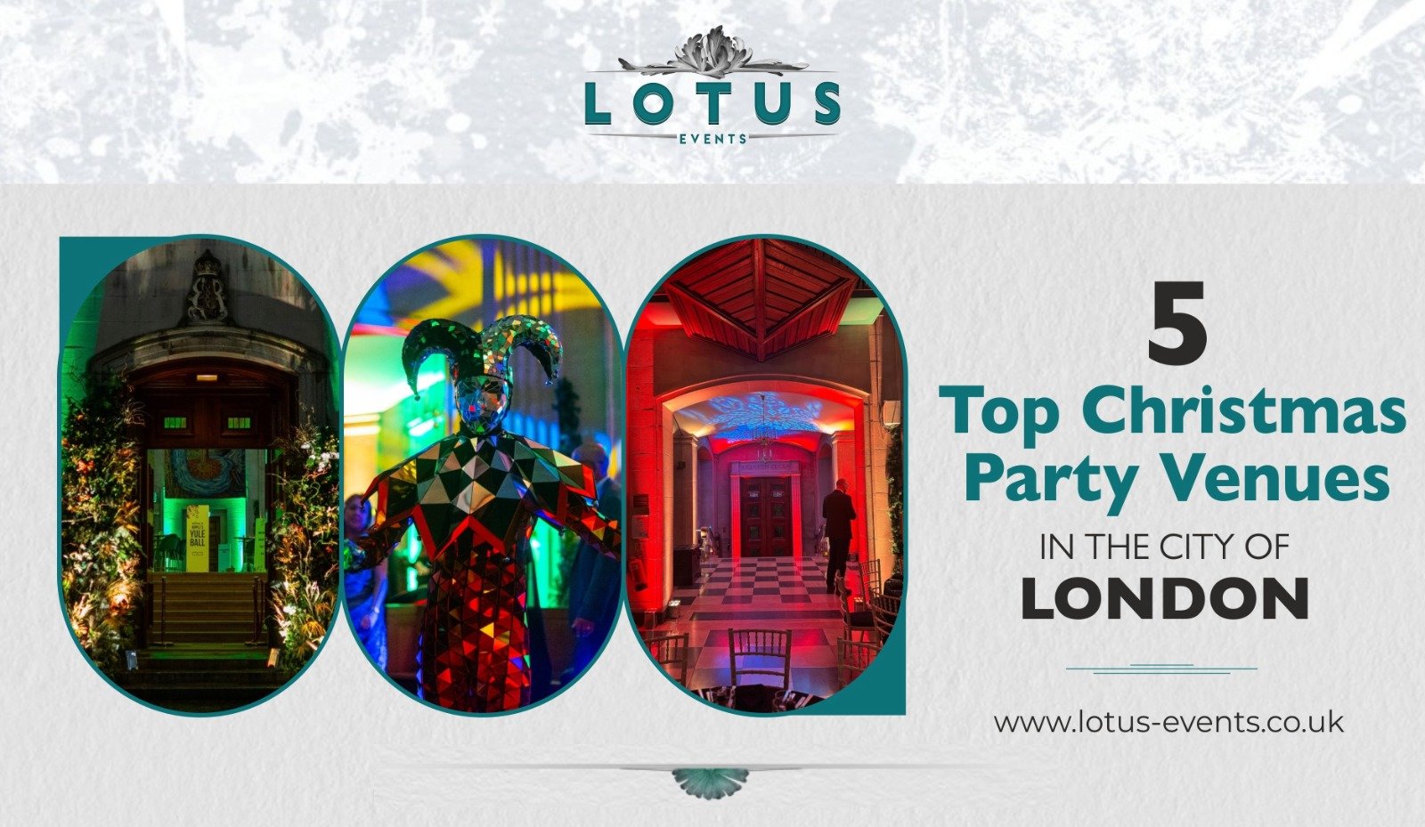 Christmas Party Venues in the city of London